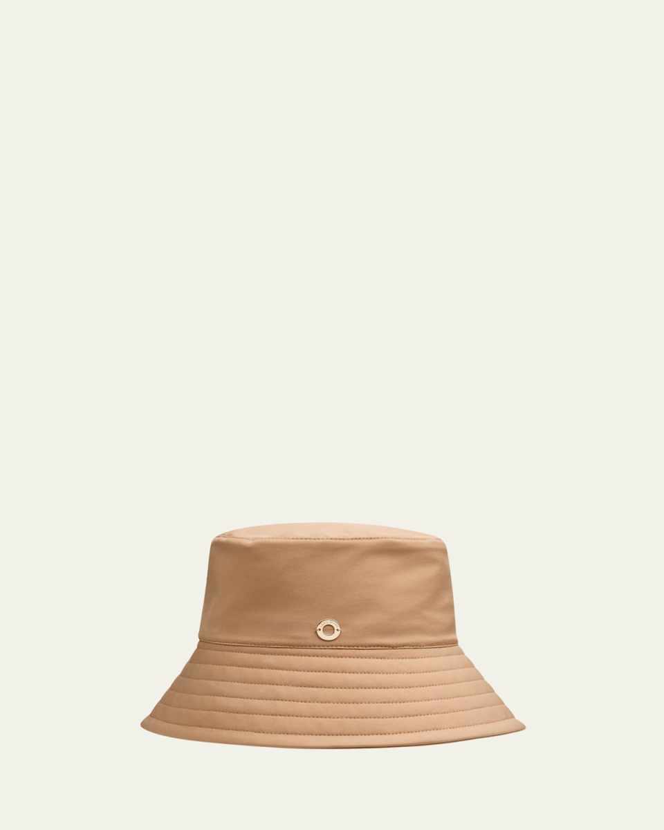 Zita Nylon Engraved Logo Bucket Hat